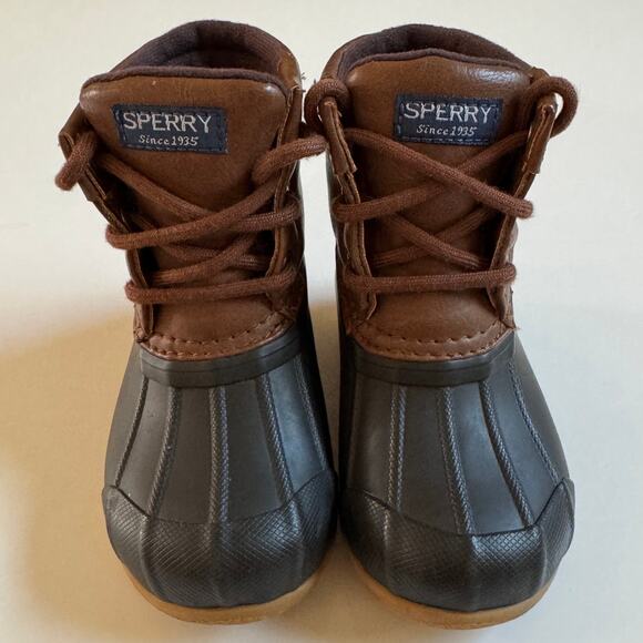 Sperry Boys Port Duck Boot Toddler Size 6 EUC Rain Boots Little Kid Outdoor - Picture 4 of 14